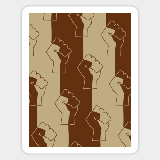 Black Lives Matter Fist pattern Sticker